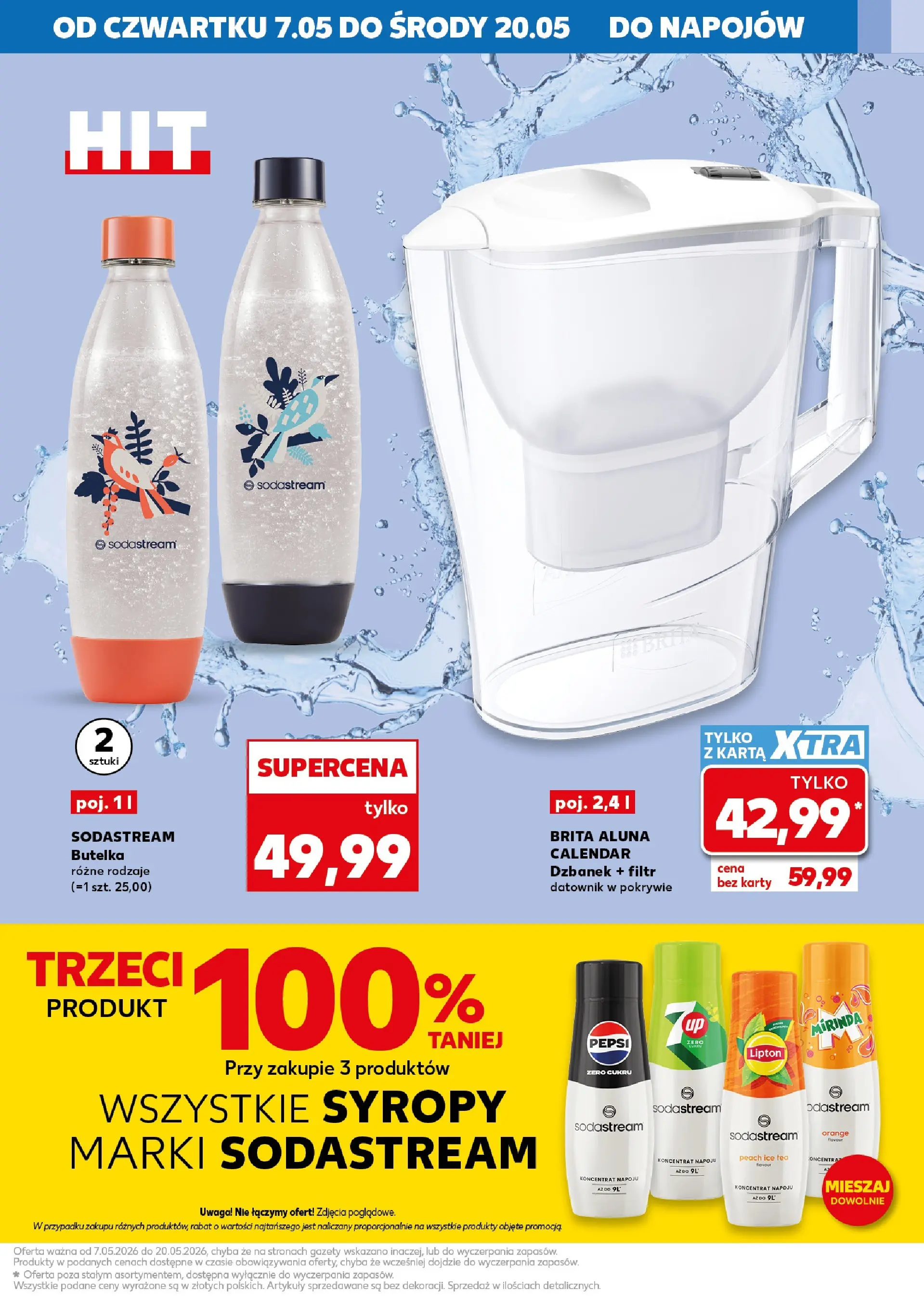 Kaufland gazetka - Złap Okazje od 07.05.2026 - od jutra PDF | Strona: 3 | Produkty: Karta, Ice Tea, Pepsi, Sodastream