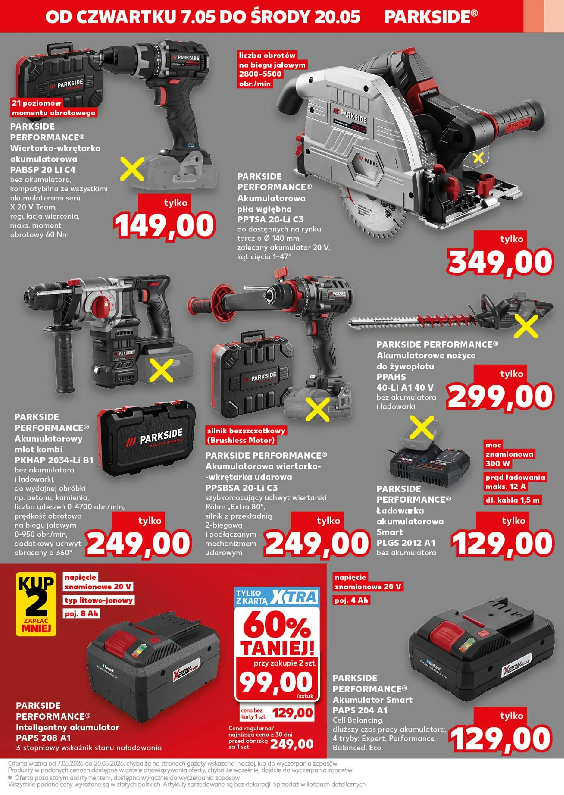 Kaufland gazetka - Złap Okazje od 07.05.2026 - od jutra PDF | Strona: 7 | Produkty: Karta, Ładowarka, Nożyce do żywopłotu