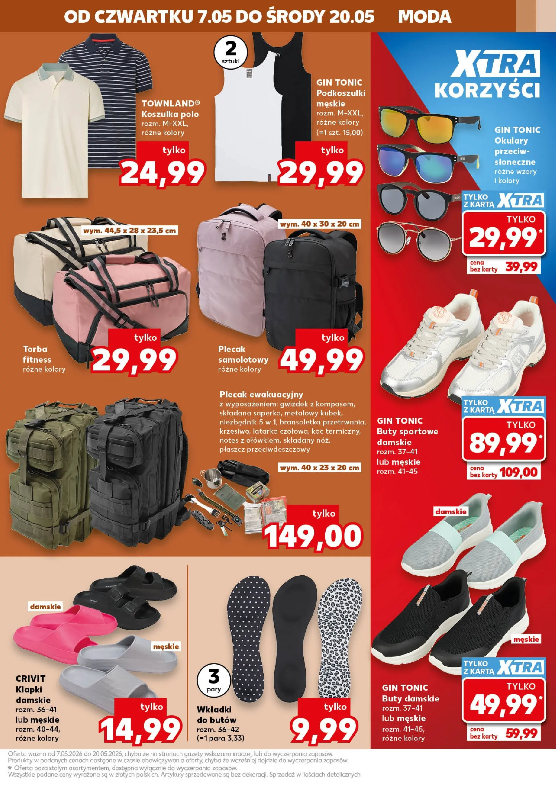 Kaufland gazetka - Złap Okazje od 07.05.2026 - od jutra PDF | Strona: 11 | Produkty: Płaszcz, Bransoletka, Plecak, Koc