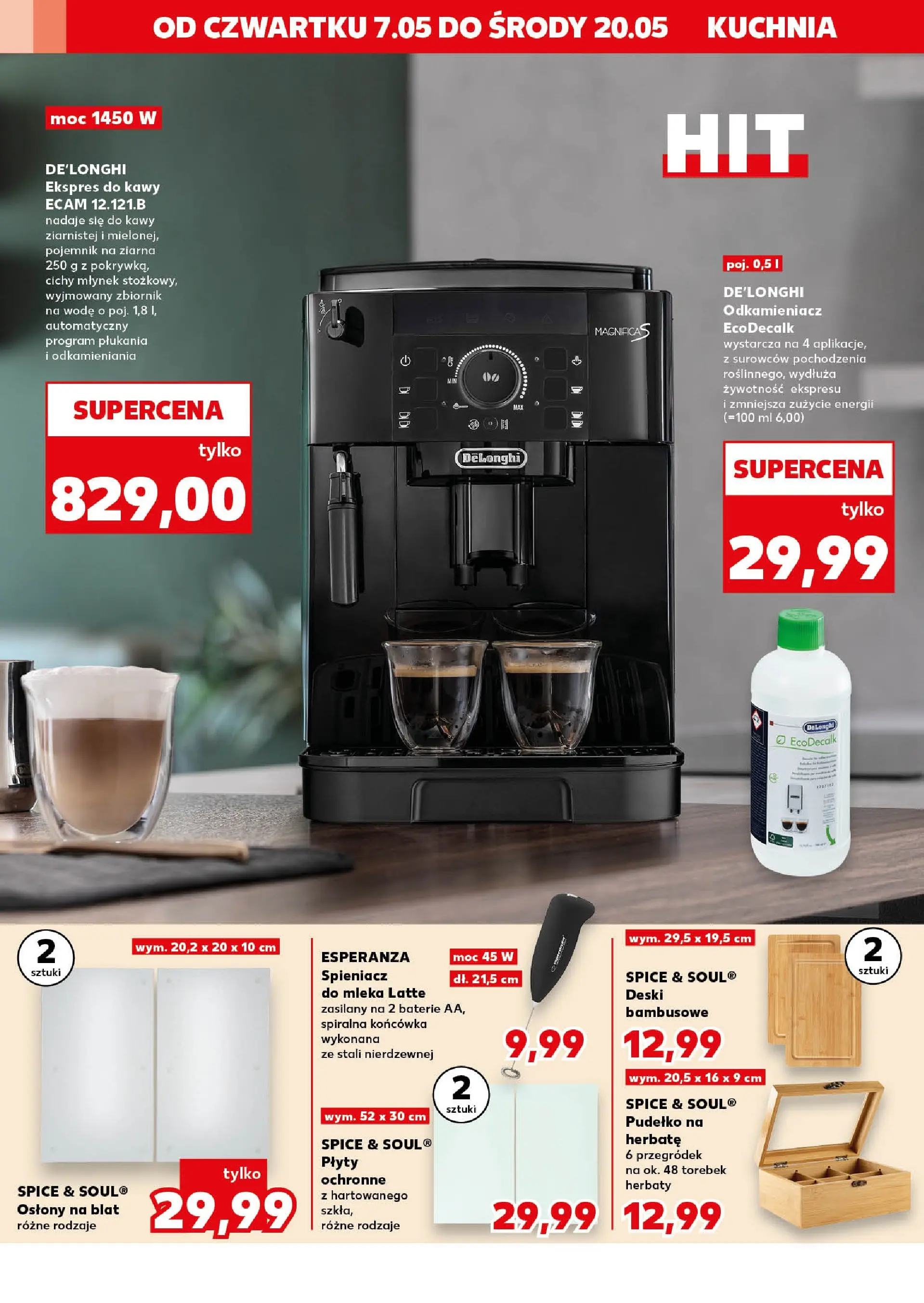 Kaufland gazetka - Złap Okazje od 07.05.2026 - od jutra PDF | Strona: 14 | Produkty: Ekspres do kawy, Mleka, Młynek, Pudełko
