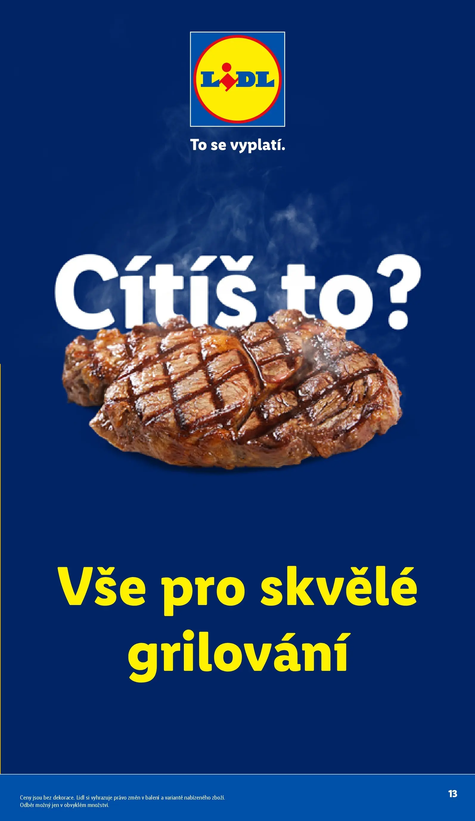 Lidl leták od 04.05.2026 - Nový akční leták | Strana: 13 | Produkty: Grilování