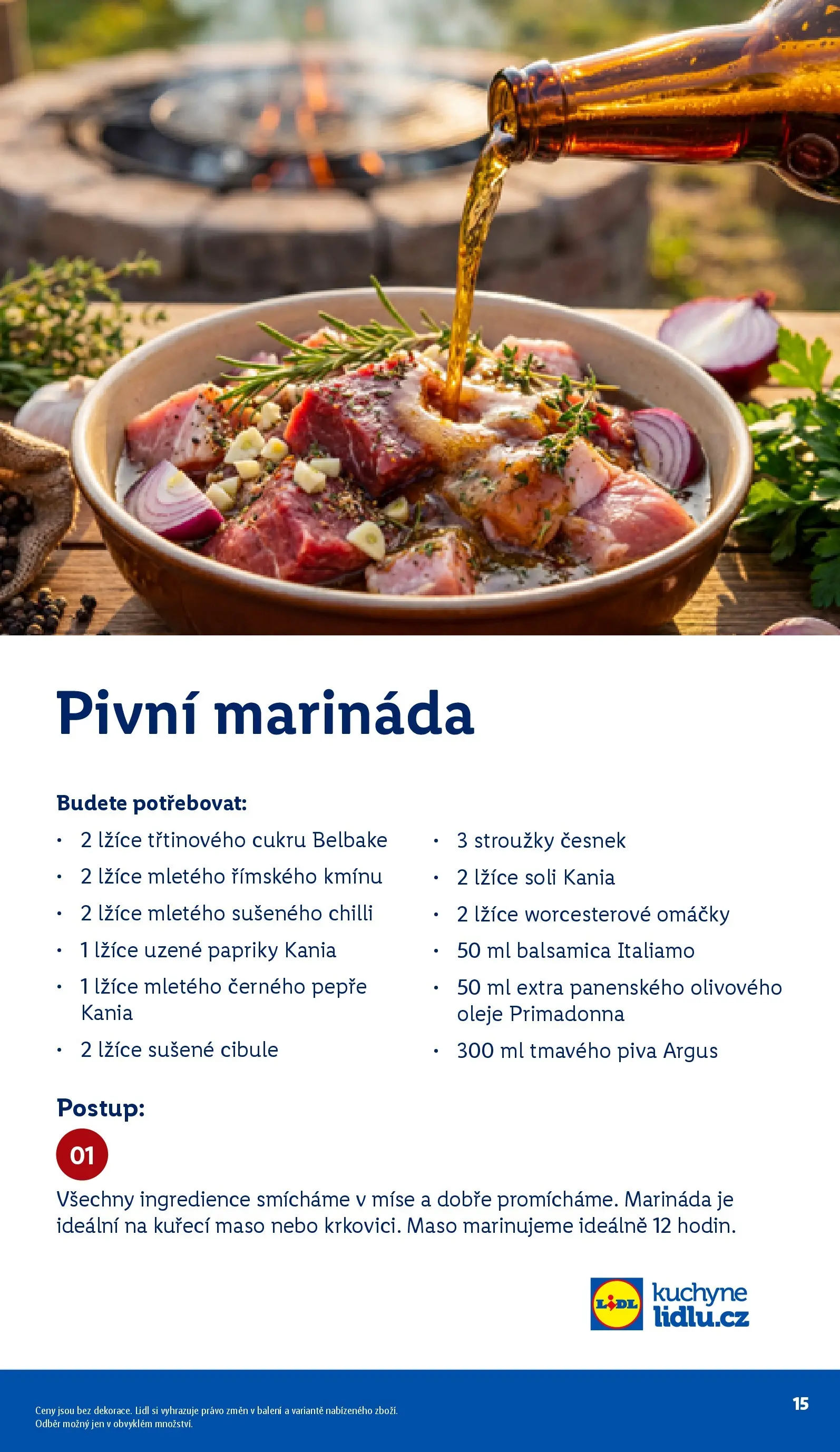Lidl leták od 04.05.2026 - Nový akční leták | Strana: 15 | Produkty: Oleje, Česnek, Maso, Marináda