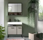 m&ouml;max Dornbirn - Ihr Trendm&ouml;belhaus in Dornbirn Badezimmer Bagno 2-teilig Kaschmir/Schwarz