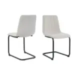 M&ouml;belix STUHL-SET Strukturgewebe beige, B: 43cm