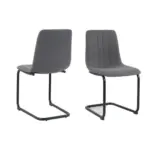 M&ouml;belix STUHL-SET Anthrazit, B: 43cm
