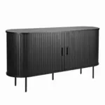 M&ouml;belix SIDEBOARD Schwarz, B: 140cm