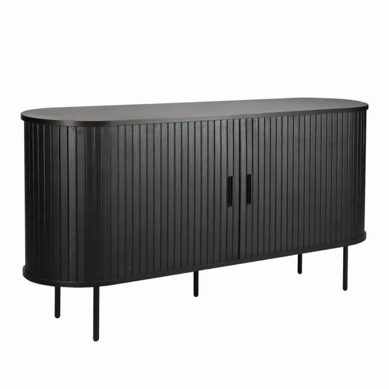 SIDEBOARD Schwarz, B: 140cm