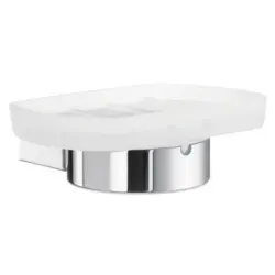 Seifenschale Metall, Glas