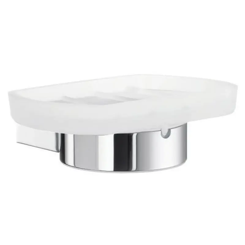 Seifenschale Metall, Glas