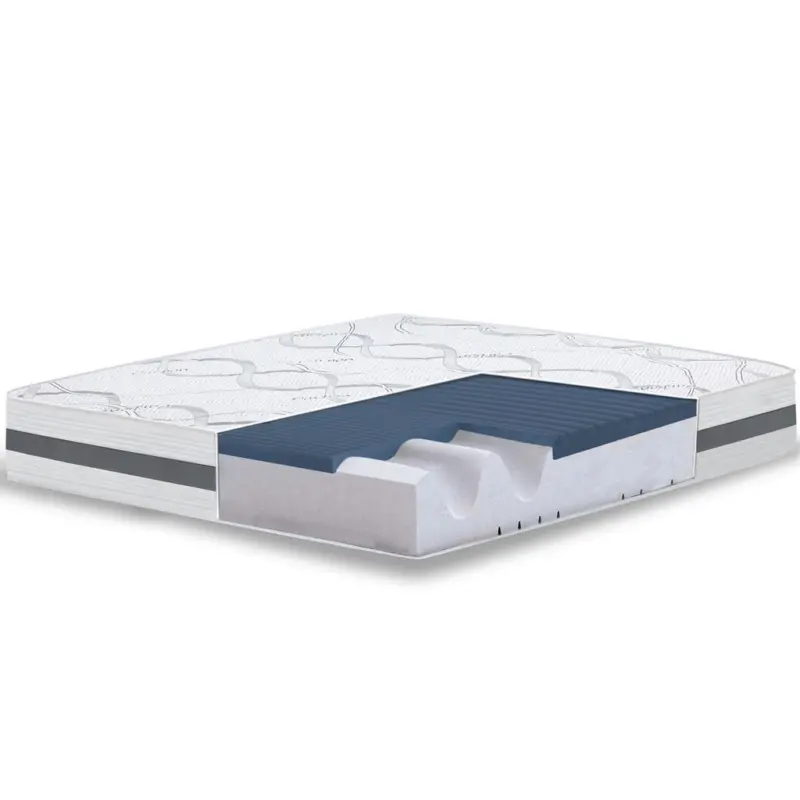DIE White Stone Single Matratze 90x190 Memory Foam Orthop&auml;die H&ouml;he 22 cm, hergestellt in Italien