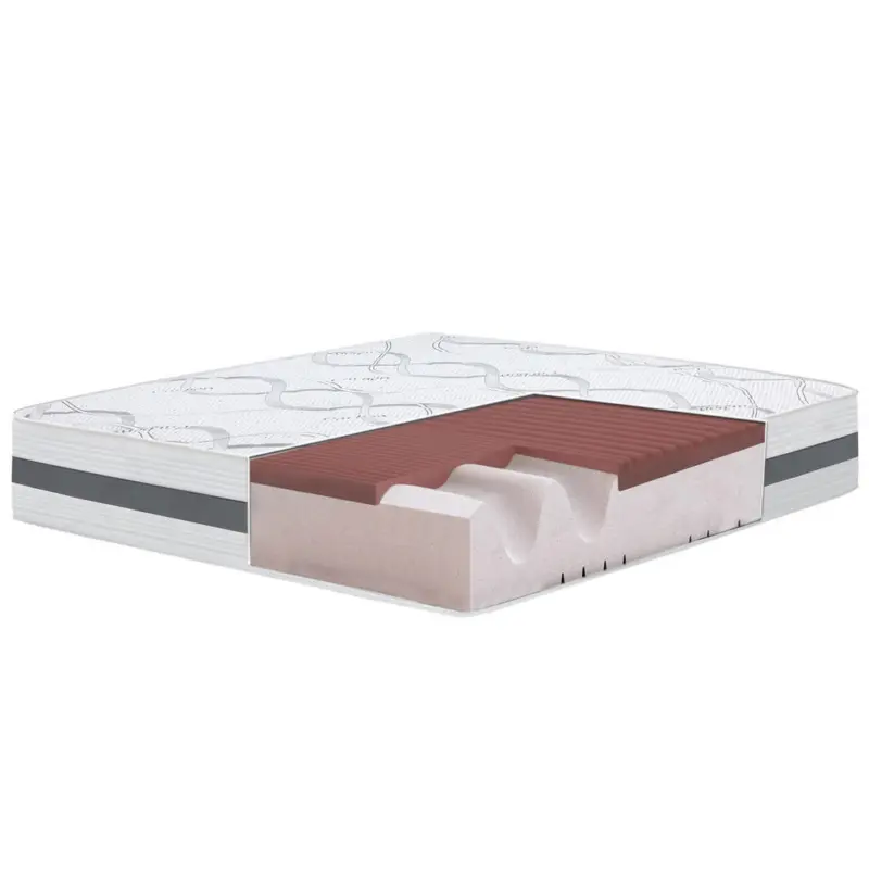 DIE White Stone Doppelmatratze 165x195 Memory Foam Orthop&auml;die H&ouml;he 27 cm Hergestellt in Italien