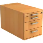XXXLutz Lauterach - Ihr M&ouml;belhaus bei Bregenz Rollcontainer 42,8/51,2/80 cm