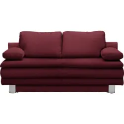Schlafsofa Bruno in Weinrot