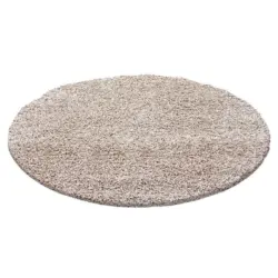 Hochflorteppich 120 cm Life 1500 Braun, Beige