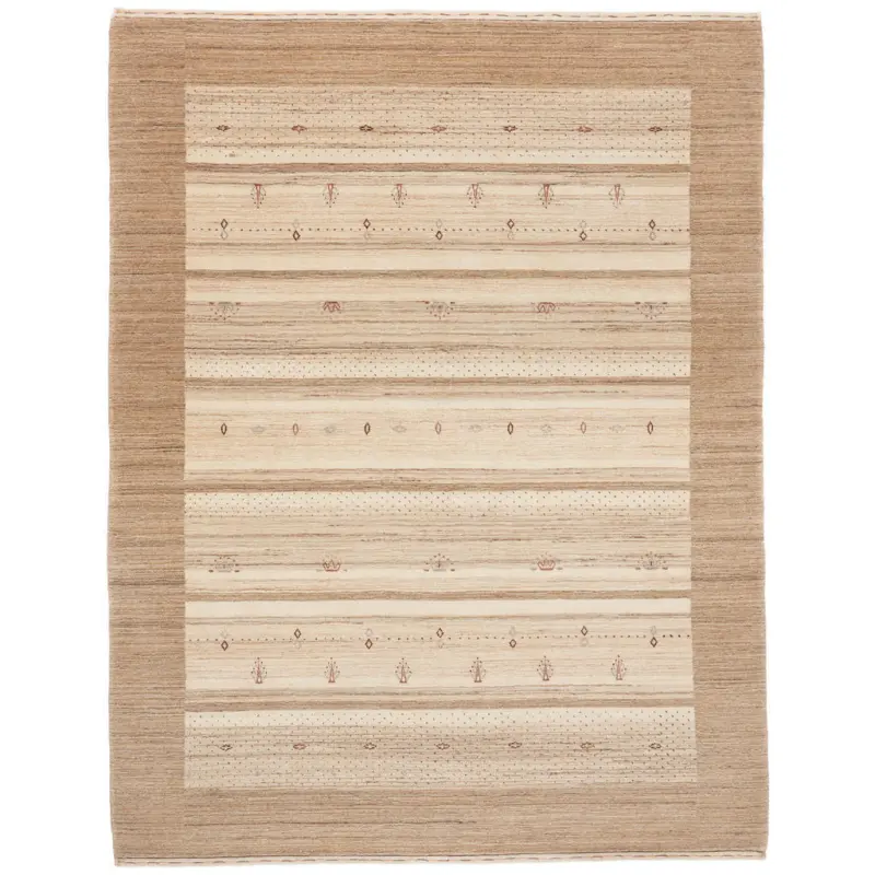 Orientteppich 90/160 cm Savannah Loribaf Braun, Beige