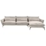 XXXLutz Lauterach - Ihr M&ouml;belhaus bei Bregenz Ecksofa in Webstoff Beige 338/165 cm
