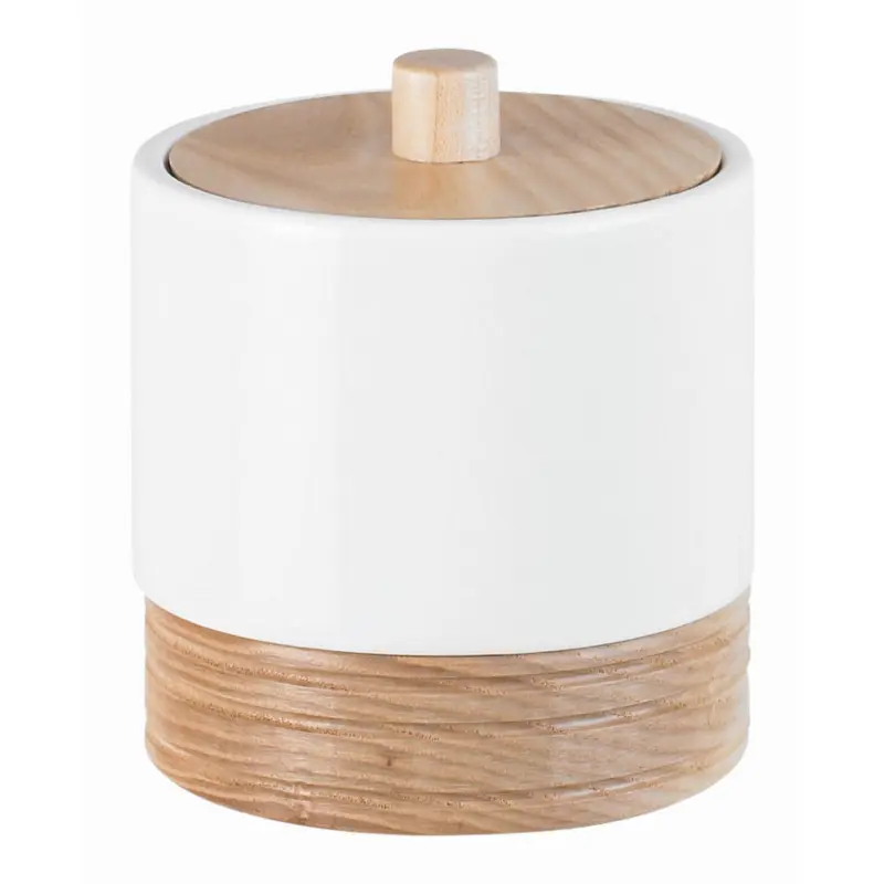 Kosmetikdose Holz, Kunststoff