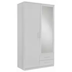 Dreht&uuml;renschrank in Wei&szlig;