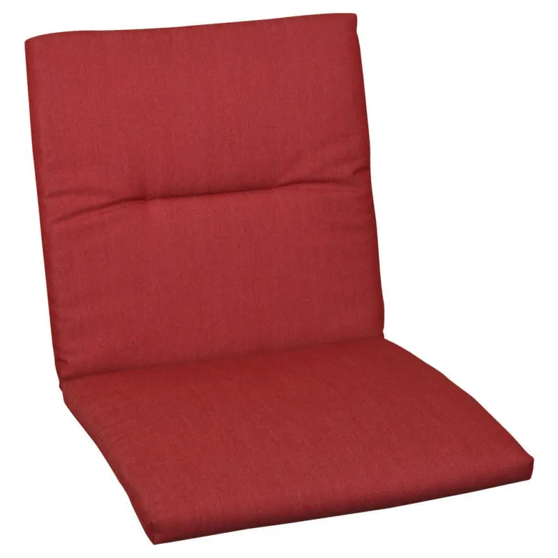 Sesselauflage in Rot Uni