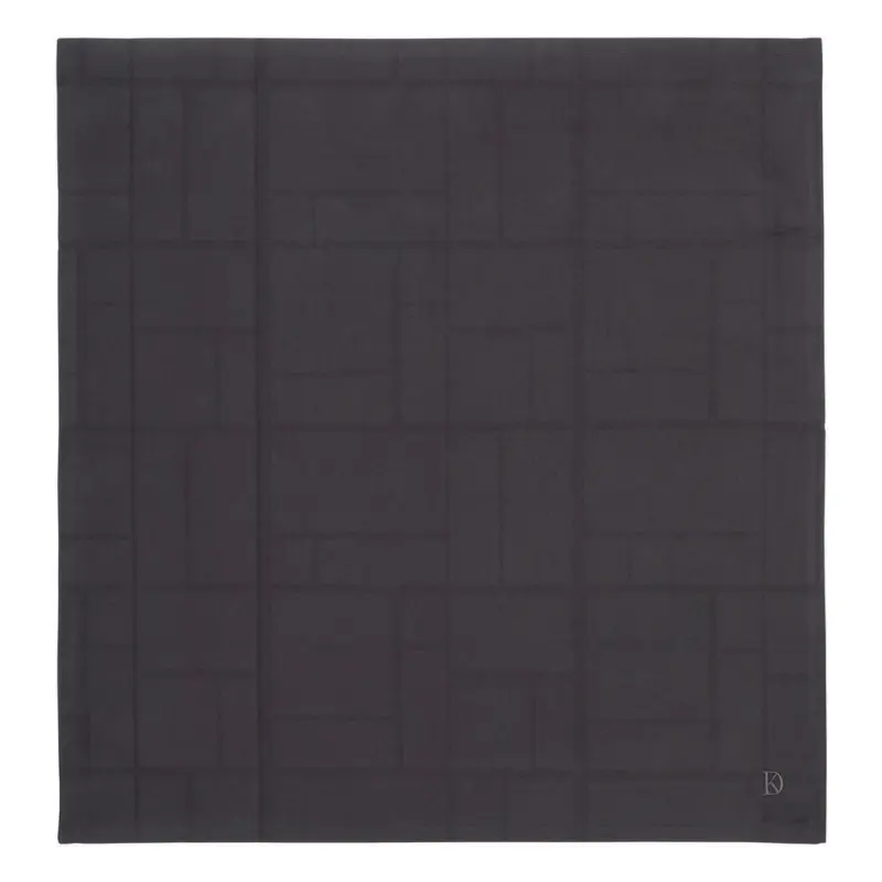Tischdecke Anthrazit 85/85 cm