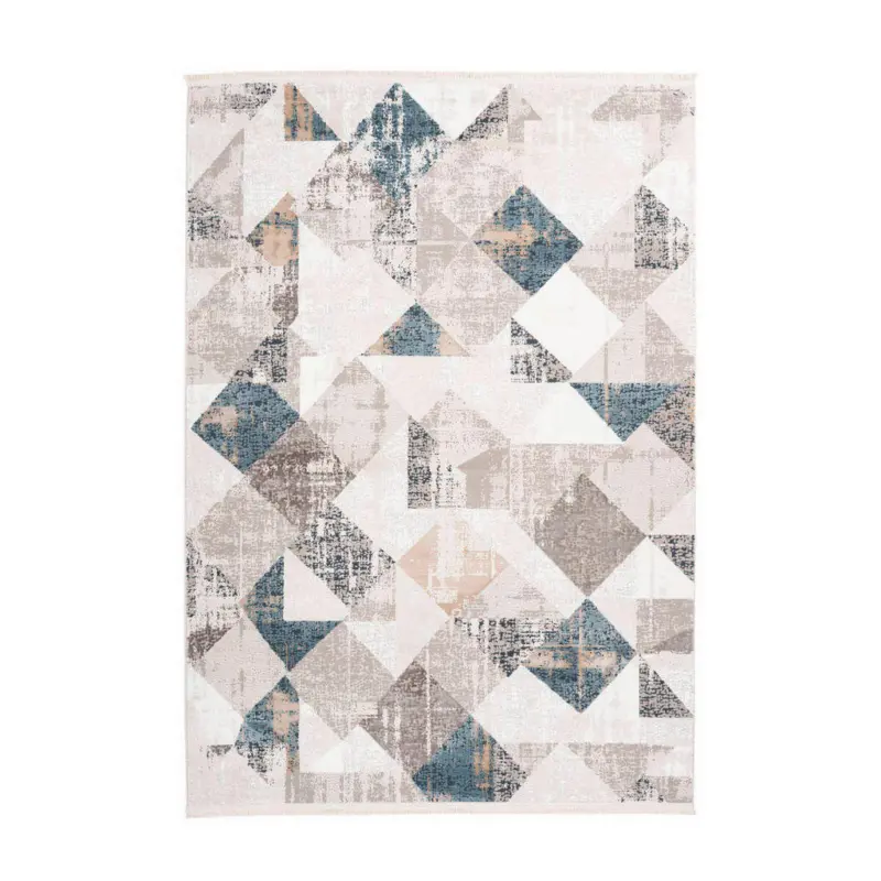 Vintage-Teppich 80/150 cm Akropolis Blau, Grau