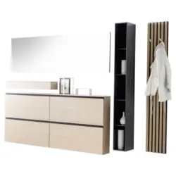 Garderobe 5-teilig in 305/205/24,7 cm