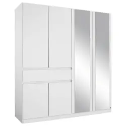 Dreht&uuml;renschrank in Wei&szlig;