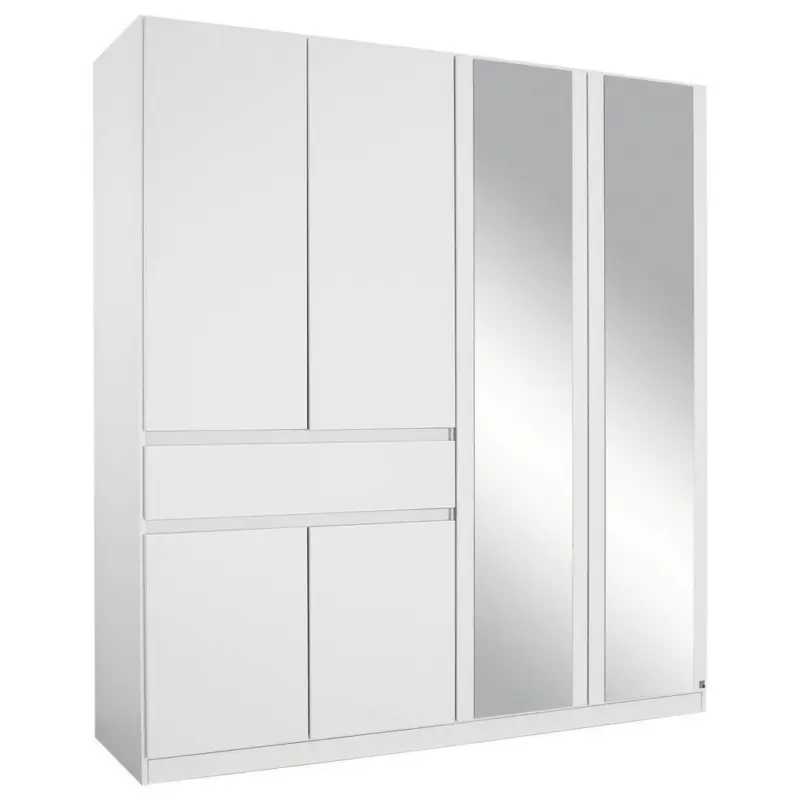 Dreht&uuml;renschrank in Wei&szlig;