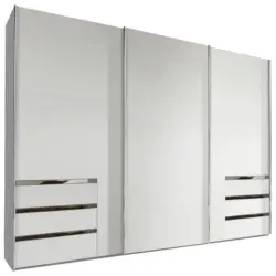 Schwebet&uuml;renschrank in Wei&szlig;