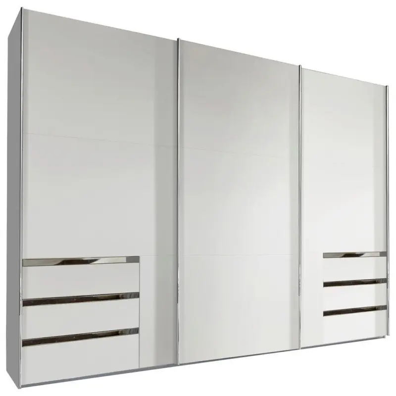 Schwebet&uuml;renschrank in Wei&szlig;