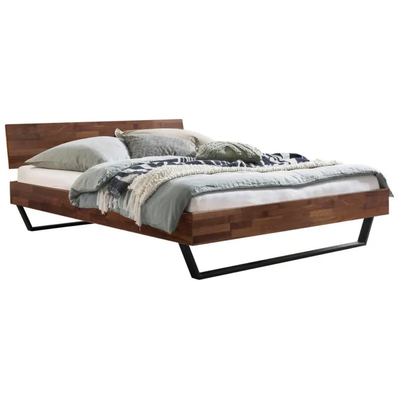 Bett 160/200 cm in Nussbaumfarben