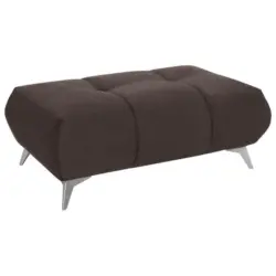 Hocker in Textil Braun