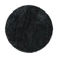Hochflorteppich 160 cm Fluffy 3500 Athrazit Anthrazit