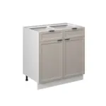 XXXLutz Lauterach - Ihr M&ouml;belhaus bei Bregenz K&uuml;chenunterschrank Fame-Line GrauBeige 80 cm ohne Arbeitsplatte