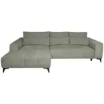 XXXLutz Lauterach - Ihr M&ouml;belhaus bei Bregenz Ecksofa in Chenille Mintgr&uuml;n 222/279 cm