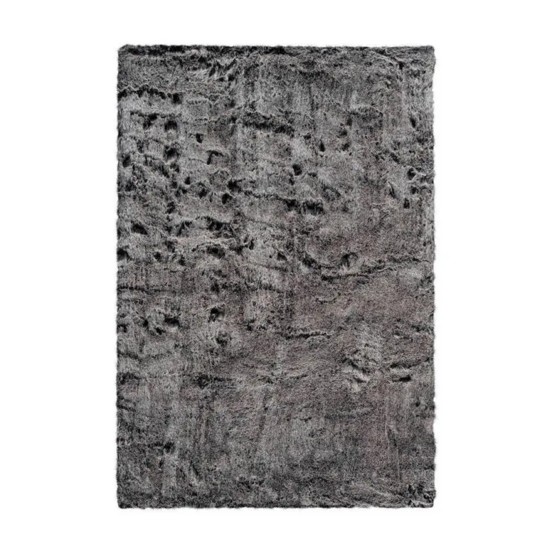 Hochflorteppich 120/170 cm Anthrazit