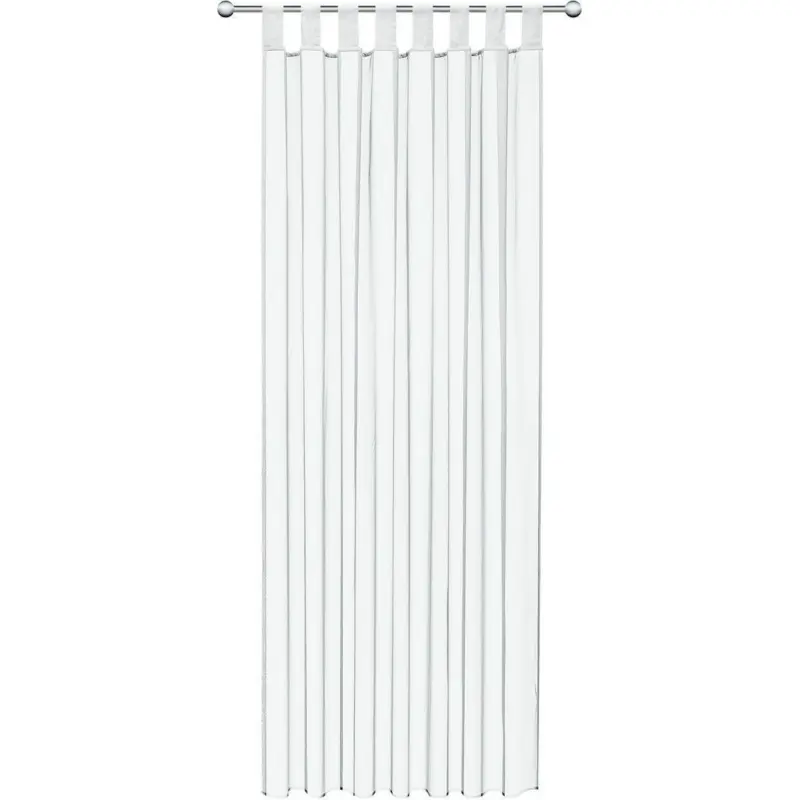 Schlaufenvorhang transparent
