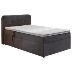 Boxspringbett 120/200 cm in Grau