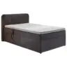 Boxspringbett 120/200 cm in Grau