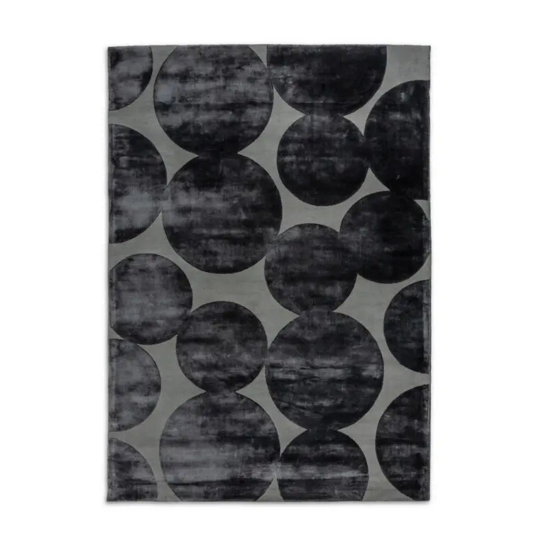 Webteppich 140/200 cm Circle Anthrazit