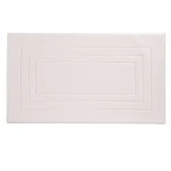 Badematte Wei&szlig; 67/120 cm