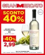 Granmercato Sconto 40% - al 19.05.2026
