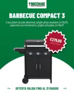 Bricoware Barbecue compact 3 - al 31.05.2026