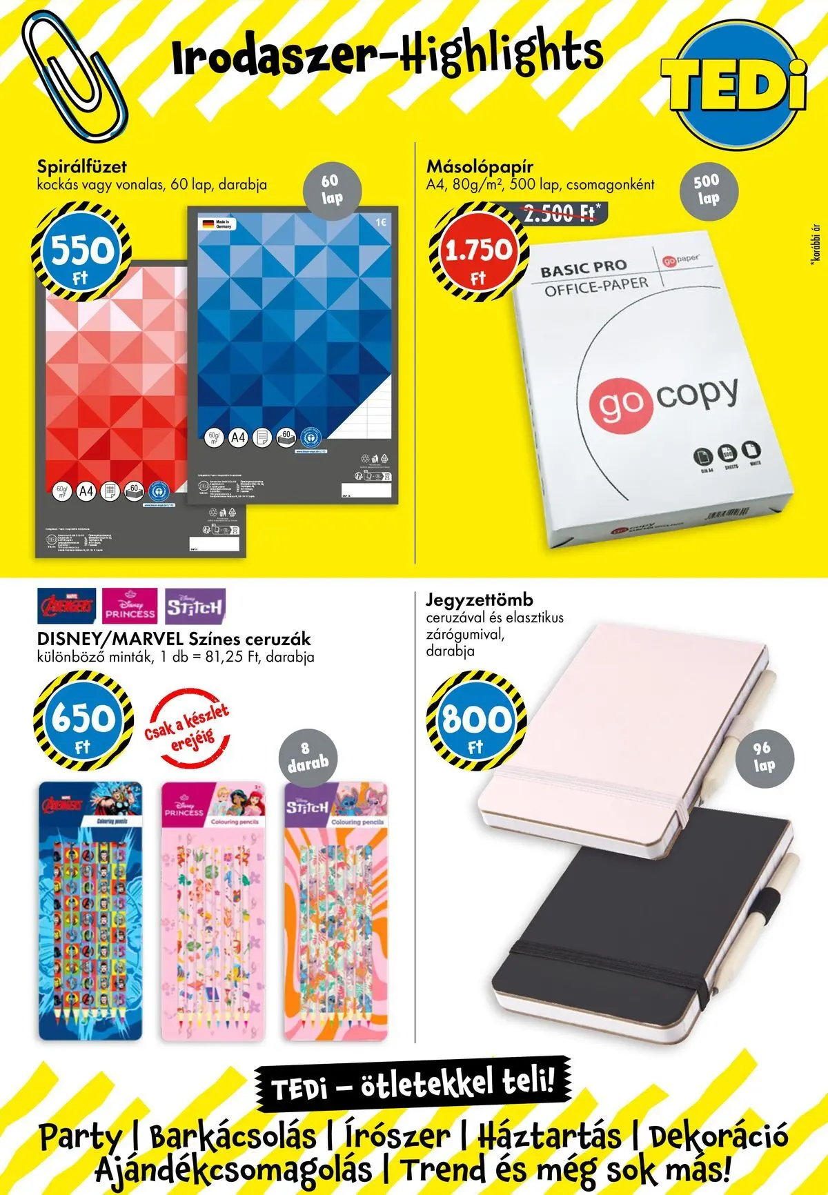TEDi akciós újság Új nyitás Szolnok - 2026.05.15. -tól/töl > akció, lapozható szórólap 🛍️ | Oldal: 10 | Termékek: Dekoráció