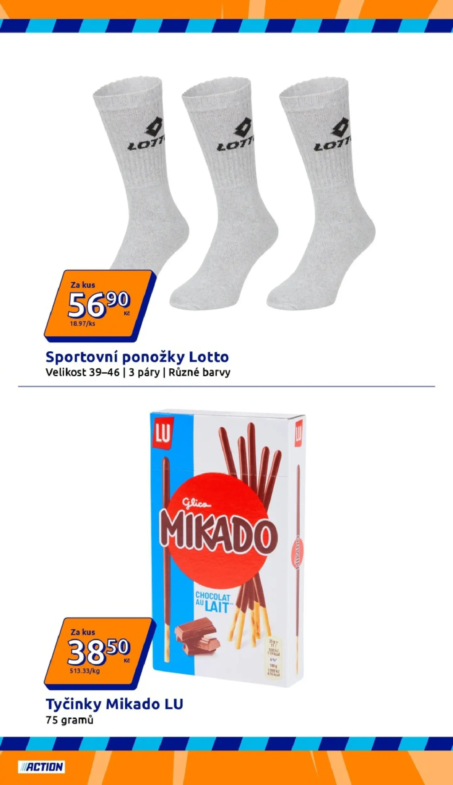 Action leták od 06.05.2026 - Akční leták online | Strana: 17 | Produkty: Ponožky, Tyčinky, Barvy