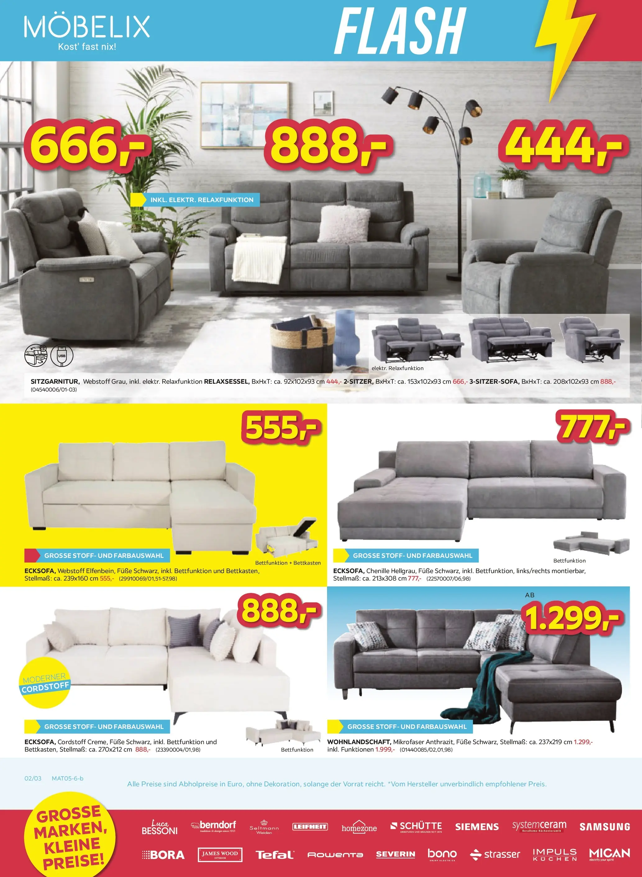 Möbelix - Flash Sale von 04.05.2026 - Aktuelle Angebote | Seite: 2 | Produkte: Samsung