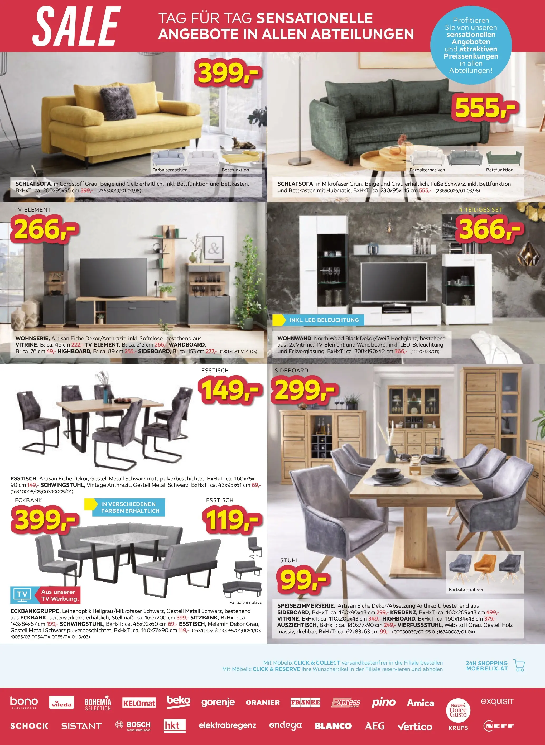 Möbelix - Flash Sale von 04.05.2026 - Aktuelle Angebote | Seite: 3 | Produkte: Stuhl