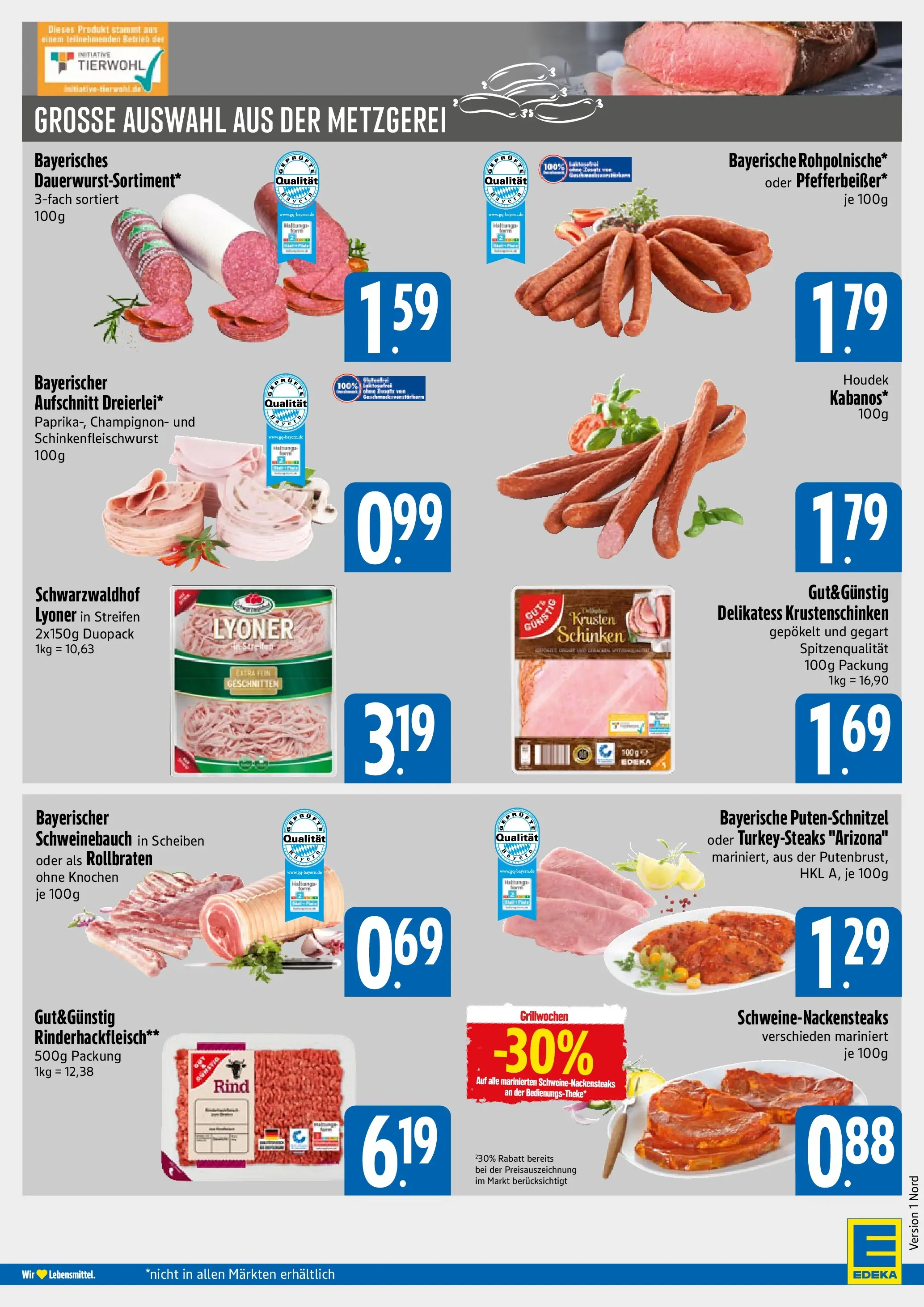 Angebote - E xpress: Wochenangebote (ab 10.05.2026) zum Blättern | Seite: 4 | Produkte: Schweinebauch, Putenschnitzel, Schinken