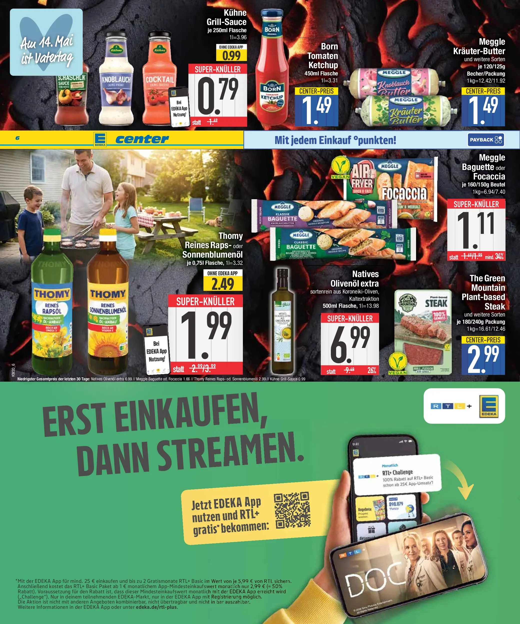 E center Prospekt Bad Reichenhall	 (ab 10.05.2026) zum Blättern | Seite: 6 | Produkte: Rapsöl, Sonnenblumenol, Tomaten, Steak