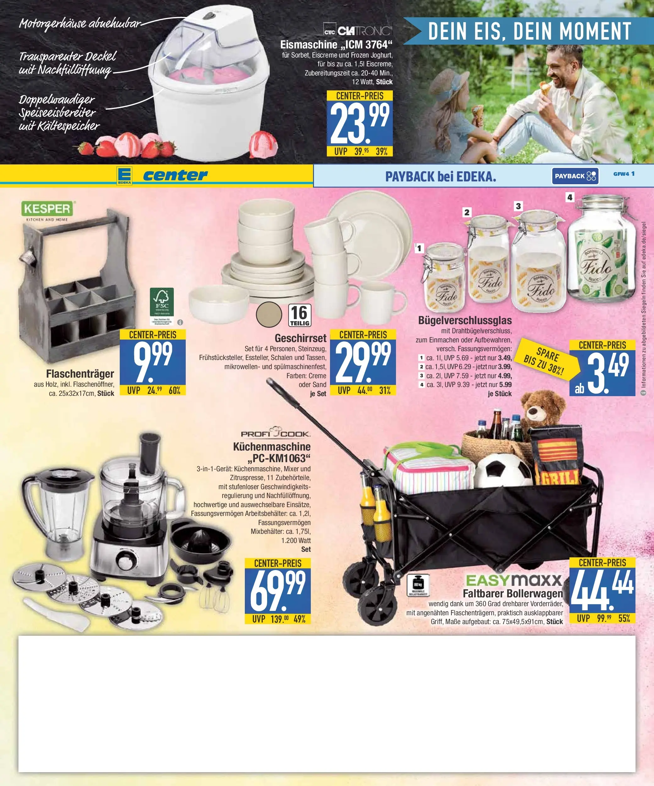 E center Prospekt Krumbach	 (ab 10.05.2026) zum Blättern | Seite: 17 | Produkte: Mixer, Eiscreme, Creme